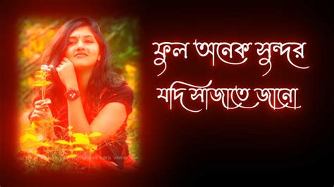 ফুল অনেক সুন্দর যদি সাজাতে জানো 🥰🥀🥰 Shayari Status 😭 Koster Video Sad