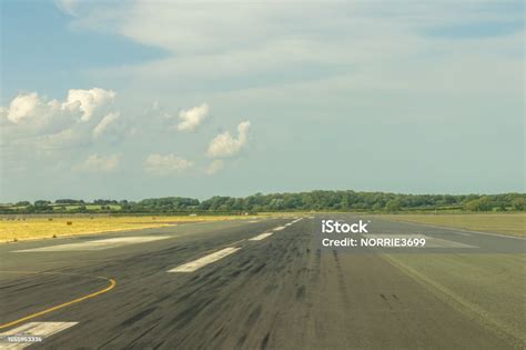 Airport Runway View Stock Photo - Download Image Now - Aerospace ...