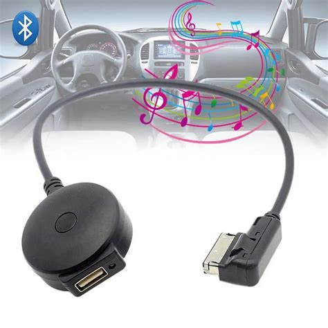 Bluetooth AUX приемник кабель с USB адаптером для VW Audi A4 A5 A6 Q5 ...