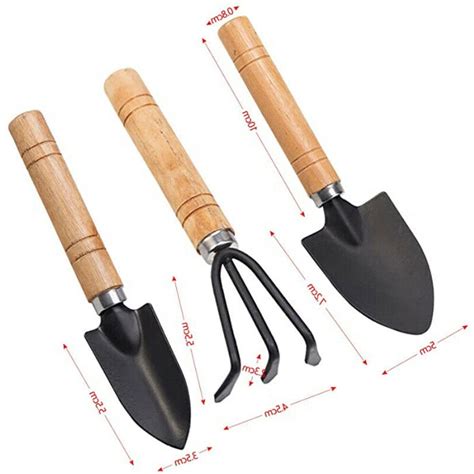 10 Pcs Tuin Planten Tool Set Praktische Houten Han Grandado