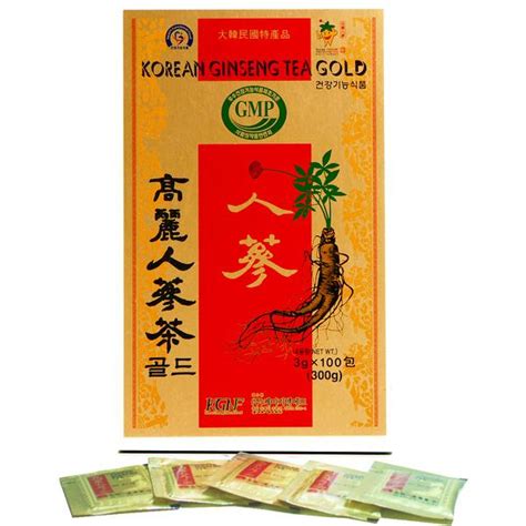 高麗人参茶 朝鮮人参茶 （紙箱）100包 韓国食品 韓国茶 高麗人参 朝鮮人参 顆粒 粉末 Koreatea001赤兎馬社 通販