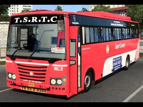 RAJADHANI BUS WARANGAL TO TIRUPATI TSRTC BUS MOD EURO TRUCK