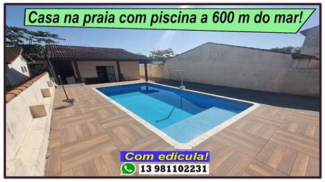 Casa Na Praia Piscina E Ed Cula A M Do Mar Confira Youtube