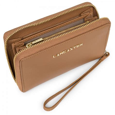 Lancaster Mademoiselle Ana Portefeuille Compagnon Camel