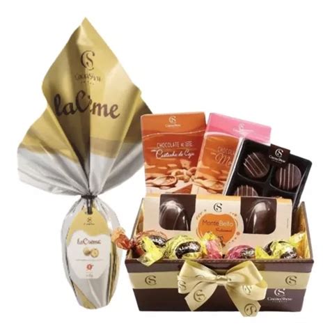 Presente Páscoa Cacau Show C 12 Chocolates ovo Lacreme 360g Frete grátis