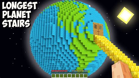 Where Does The Longest Planet Stairs Lead In Minecraft I Found The