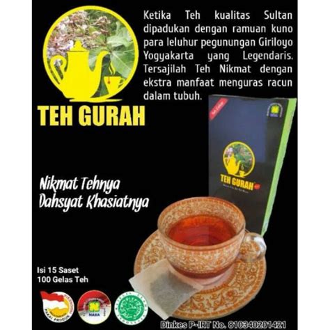 Jual Teh Gurah Nasa Teh Sehat Alami Shopee Indonesia