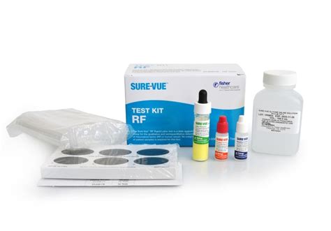 Fisher Healthcare Sure Vue Rf Slide Test Kit Rf Slide Test Kit