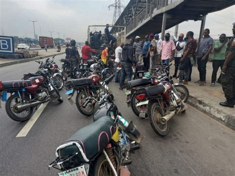 Lagos Taskforce Impounds Motorcycles