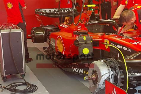 Ferrari revela en España los nuevos sidepods de F1 al estilo Red Bull