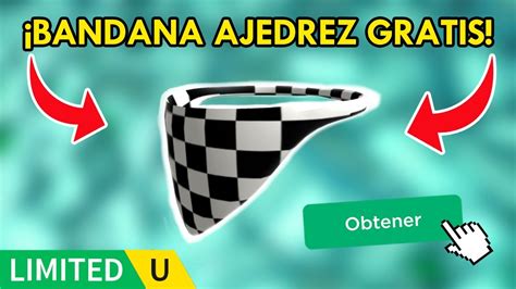 LIMITED Nueva BANDANA AJEDREZ GRATIS En ROBLOX ITEMS GRATIS 2023