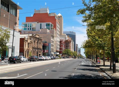 North Terrace Adelaide South Australia Stock Photo Alamy