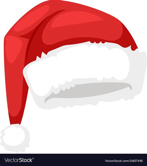 Santa Hat Silhouette Vector