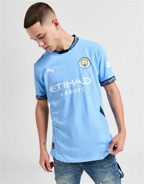 Blue Puma Manchester City Fc 202425 Match Home Shirt Jd Sports Global