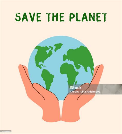 Planet In Hands6 Stock Illustration Download Image Now A Helping