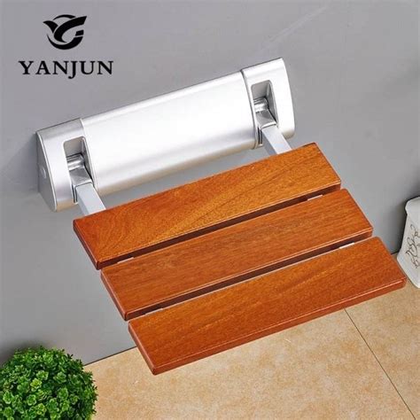 Teak Wood Wall Mounted Shower Seat Artofit