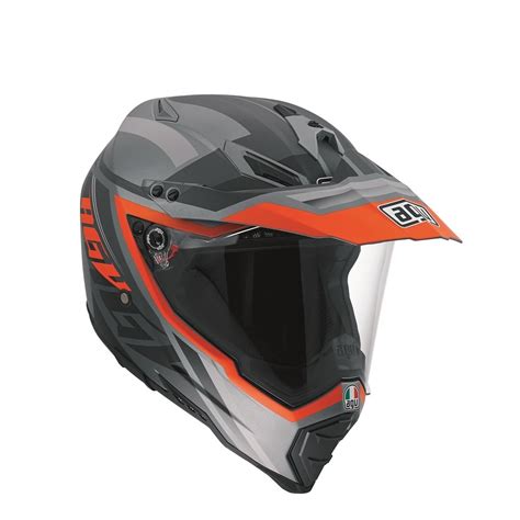 AGV AX 8 DUAL EVO KARAKUM ORANGE CAMO Motorcycle Helmets From Custom