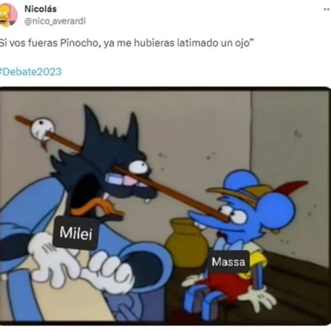 Debate Presidencial 2023 Los Mejores Memes Que Dejó El Cruce Entre Massa Y Milei