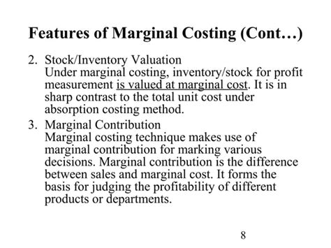 Marginal And Absorption Costing Ppt