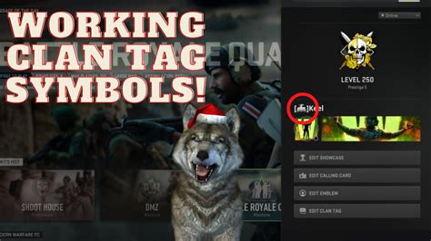 HOW TO GET SYMBOLS IN YOUR CLAN TAG MW2 STILL WORKING YouTube