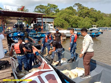 Fuerza Naval nicaragüense decomisa 26 tortugas verdes y 4 sacos que