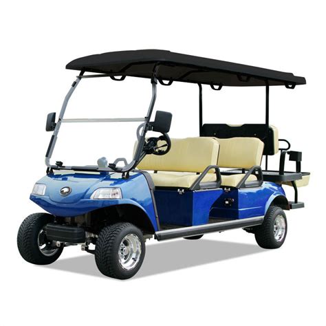 4 Wheel 6 Seater Sightseeing Cart Club Electric Golf Carts For Sale China Sightseeing Cart And