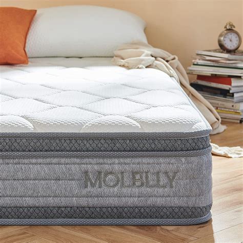 Queen Mattress Molblly 12 Inch Cooling Gel Memory Foam And Individually Pocket Innerspring