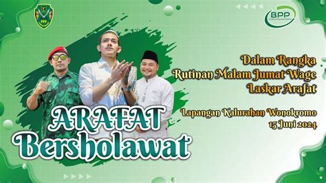 Live Arafat Bersholawat Bersama Habib Zaidan Bin Yahya Youtube