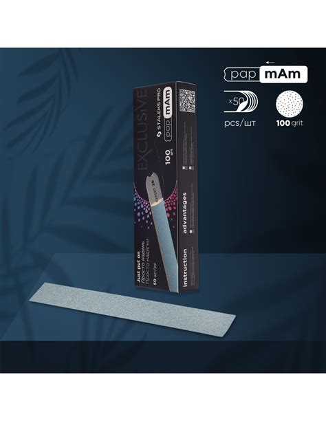 Disposable PapmAm Files For Straight Nail File Staleks Pro Exclusive 22