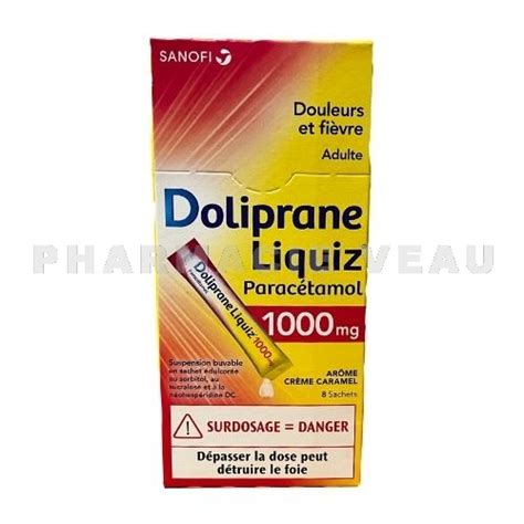 Doliprane Liquiz Mg Sachets Douleurs Et Fi Vre Pharmacie Veau