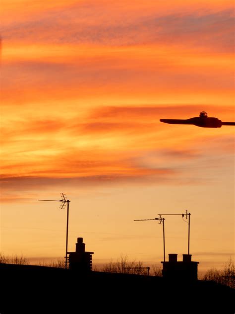 Orange Sunset More Through The Window Shots Ray Duffill Flickr