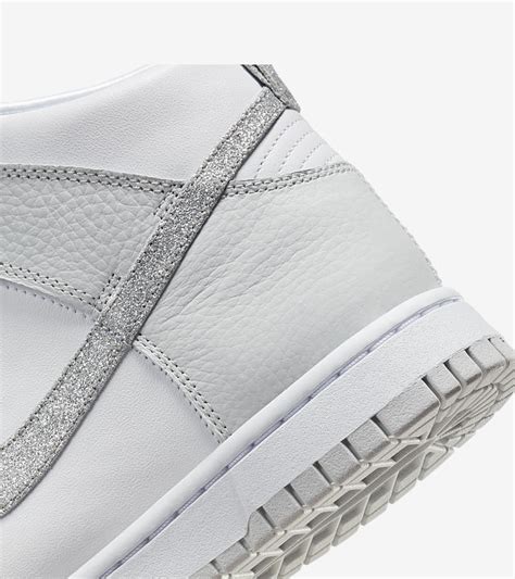 Nike Dunk High Silver Swoosh