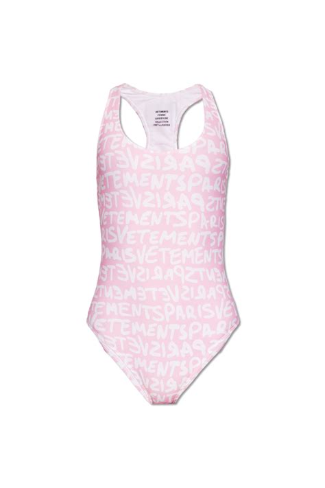 Vetements One Piece Swimsuit Womens Clothing Vitkac