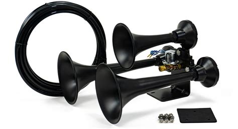 Hornblasters Outlaw 127h Black Train Horn Kit Hornblasters