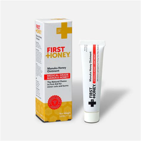 First Honey Wound Healing Ointment 0 5 Oz