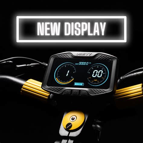 New Updated Vsett Lcd Display And Throttle Kit Best Price And Service Revrides