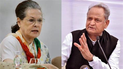 Rajasthan Chief Minister Ashok Gehlot To Meet Sonia Gandhi In Delhi Today Amid Crisis In Home