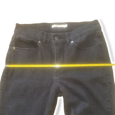 Levi S Vintage Black Classic Straight Jeans Size Gem