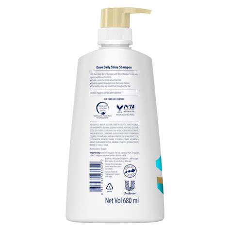 Dove Ultra Care Daily Shine Shampoo 680ml The Good Cart Sg