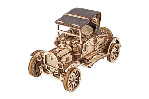 Voiture R Tro Ugr T Ugears Puzzle D En Bois Ugears Models