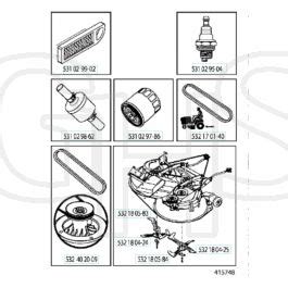 Husqvarna Cth200 Twin Frequently Used Parts GHS