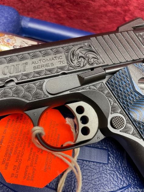 Nib Colt 1911 Competition45 Acp Incredible Engraved Collector Semi