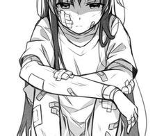 Female Anime Poses Sad - Asalade Wallpaper