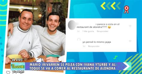 Mario Irivarren Se Puso A Buen Recaudo En Restaurante De Alondra Tras