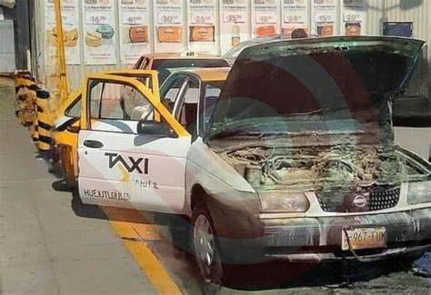 Conato De Incendio De Taxi Caus Alarma Noticias De Hidalgo Zunoticia