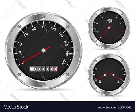 Speedometer Royalty Free Vector Image Vectorstock