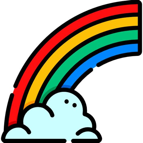 Regenbogen Kostenlose Icon