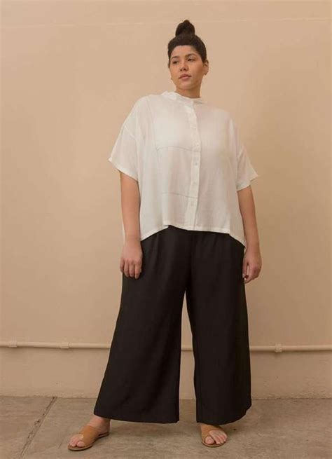 Bold Calça Alfaiataria Pantalona Plus Size Preto Pantalona Plus