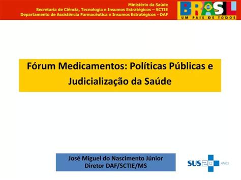 Ppt F Rum Medicamentos Pol Ticas P Blicas E Judicializa O Da Sa De