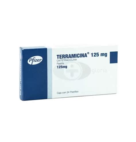 Terramicina 125 Mg Con 24 Pastillas